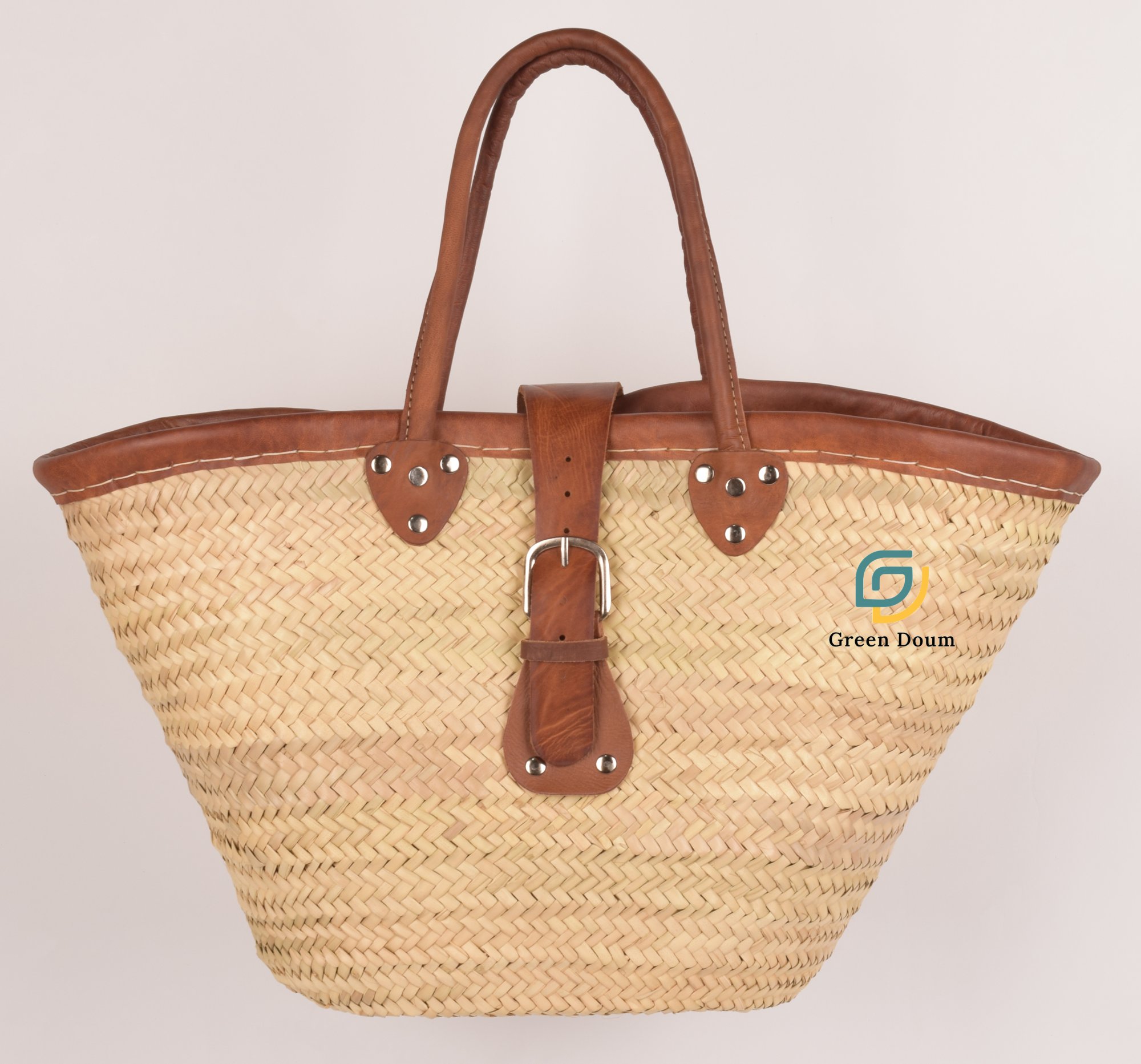 Extra small Agdal straw beach basket by Green Doum, photo 2