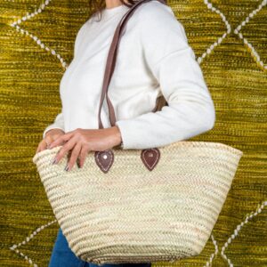 Panier épaule style osier par Green Doum