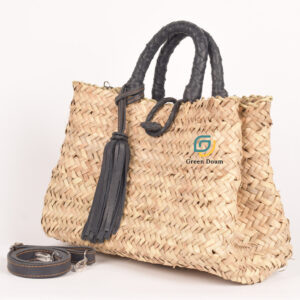 Sac Ibiza en feuille de palmier sauvage - Green Doum