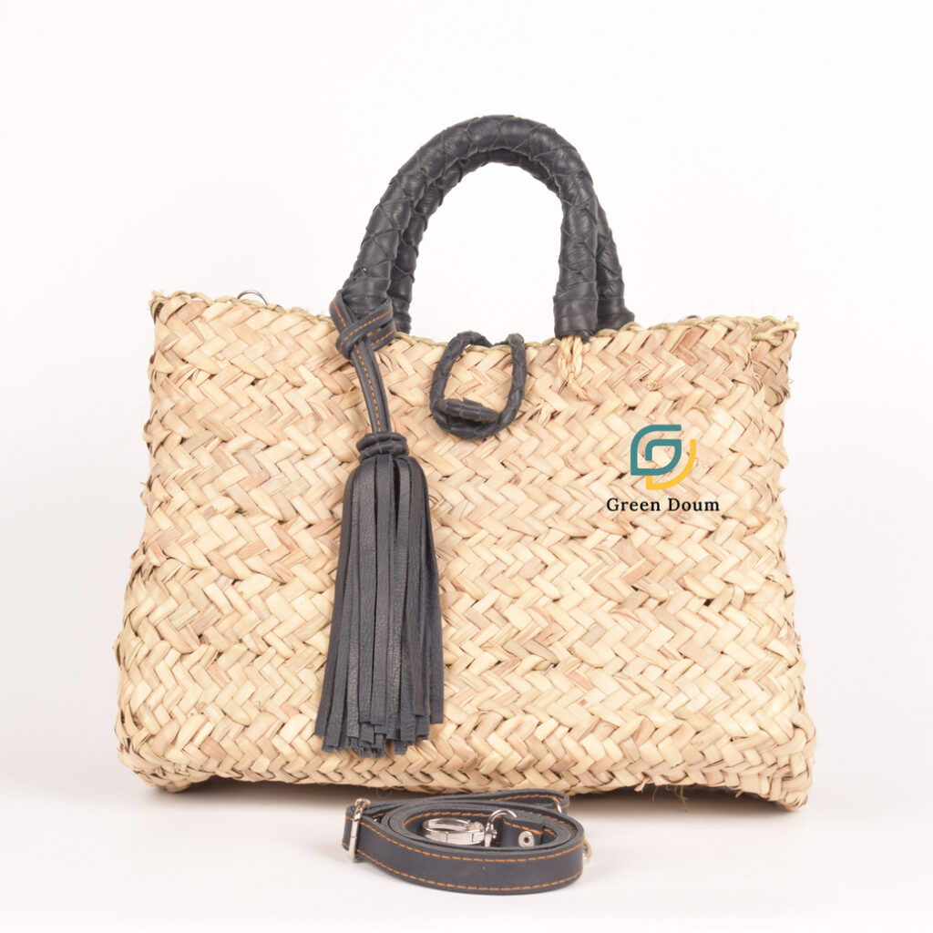 Sac Ibiza en feuille de palmier sauvage par Green Doum, photo 4