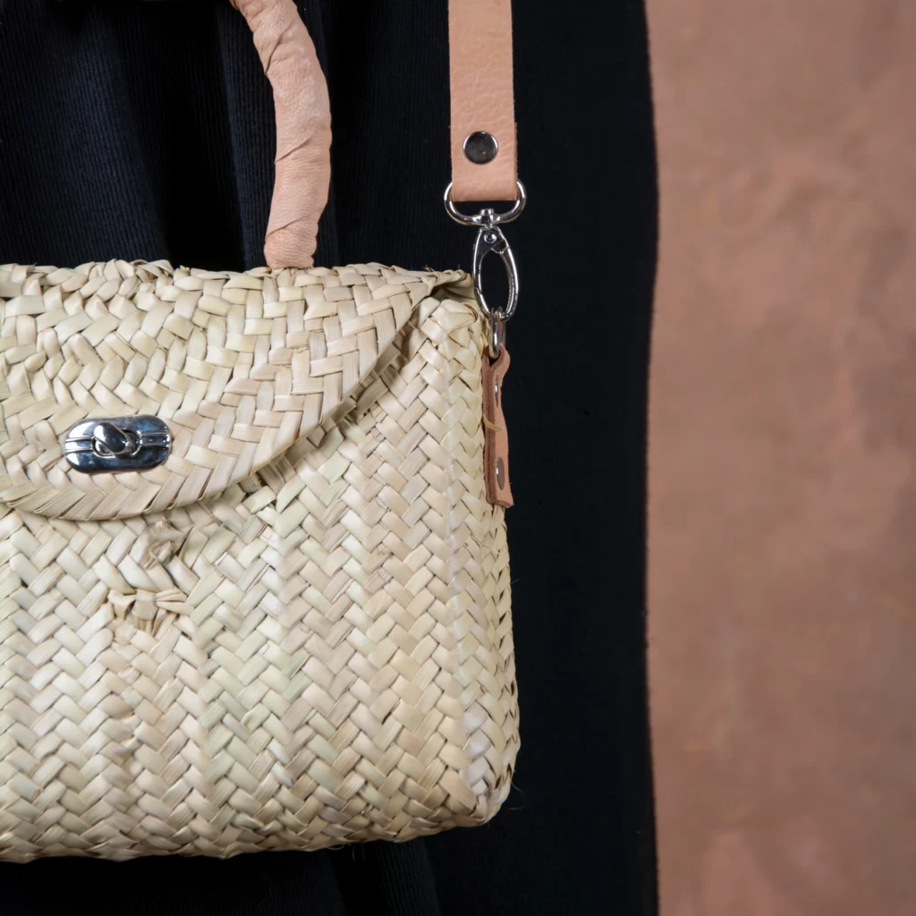 Natural straw handbag by Green Doum, photo 2